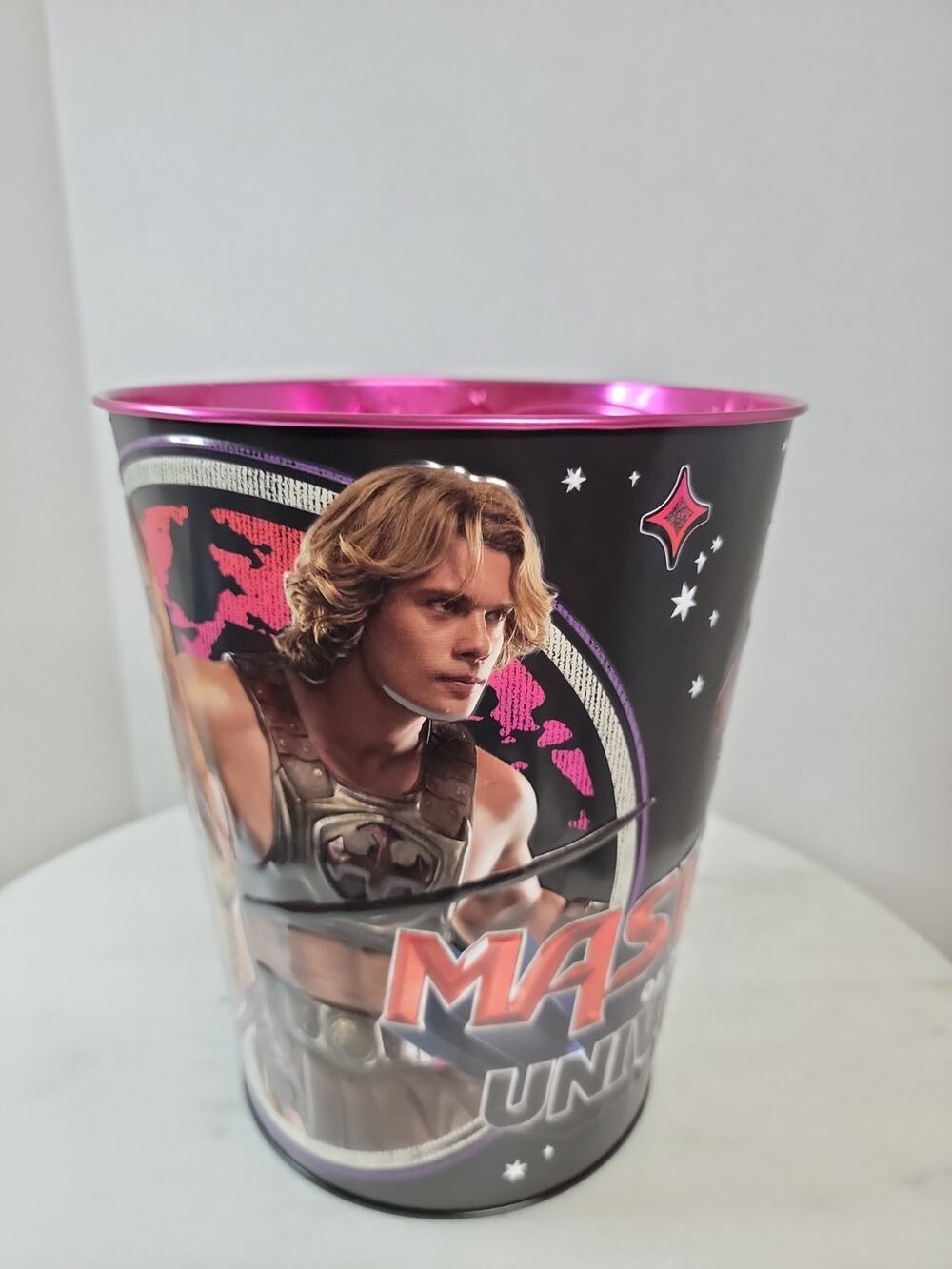 NEW Masters of the Universe Embossed Popcorn Bucket Tin He-Man Skeletor Cinemark